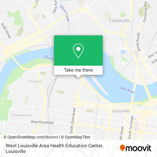 Mapa de West Louisville Area Health Education Center