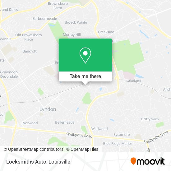 Locksmiths Auto map