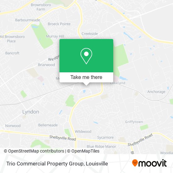 Trio Commercial Property Group map