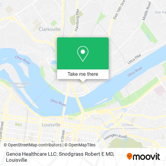 Mapa de Genoa Healthcare LLC: Snodgrass Robert E MD