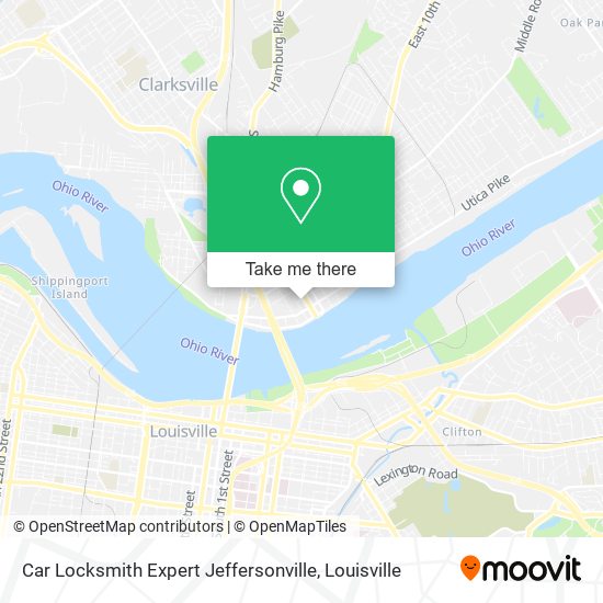 Mapa de Car Locksmith Expert Jeffersonville