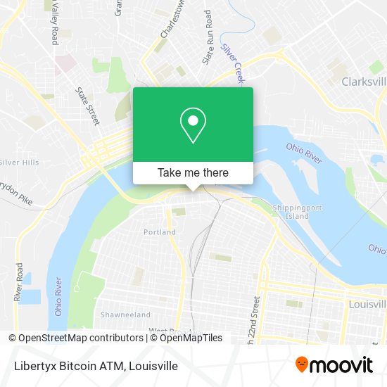 Mapa de Libertyx Bitcoin ATM