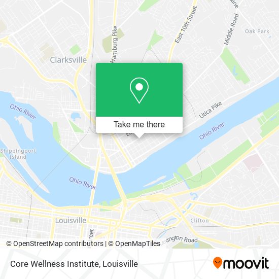 Mapa de Core Wellness Institute