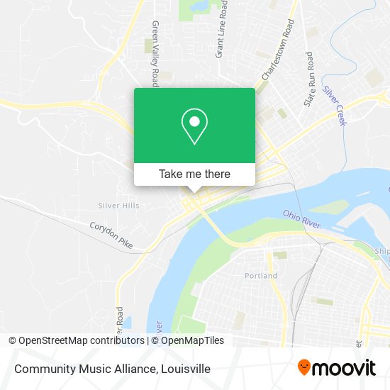 Community Music Alliance map