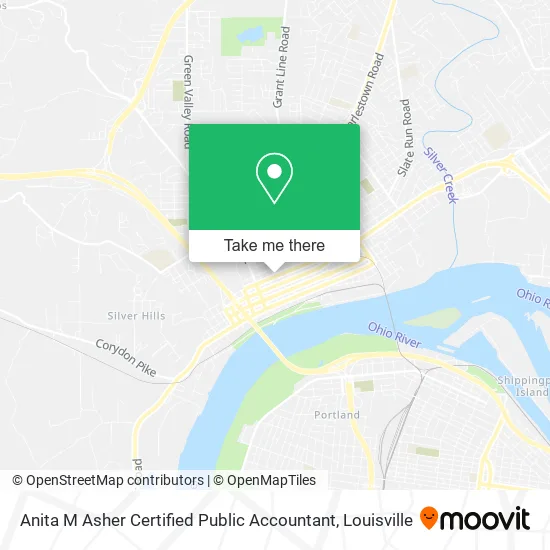 Mapa de Anita M Asher Certified Public Accountant