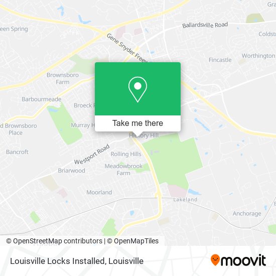 Louisville Locks Installed map