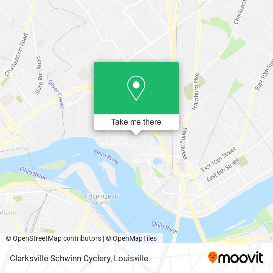 Clarksville Schwinn Cyclery map