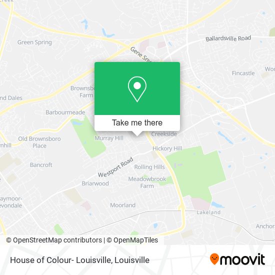 House of Colour- Louisville map