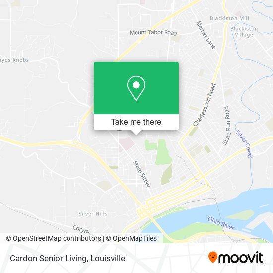 Cardon Senior Living map