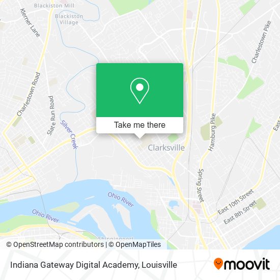 Mapa de Indiana Gateway Digital Academy