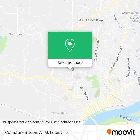 Mapa de Coinstar - Bitcoin ATM