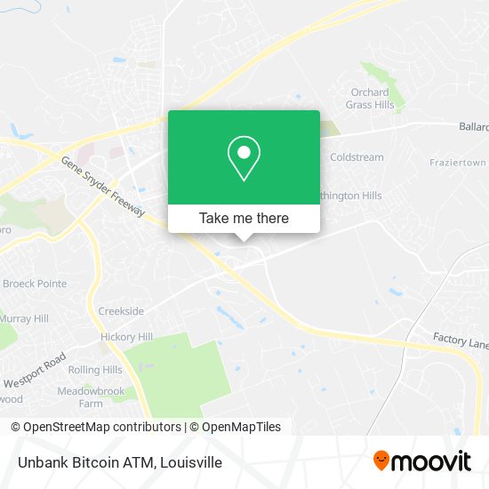 Mapa de Unbank Bitcoin ATM