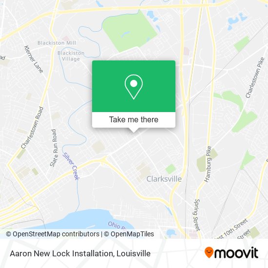 Aaron New Lock Installation map