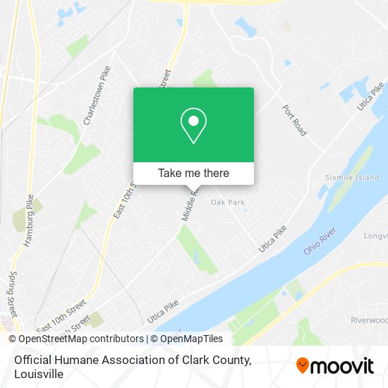 Mapa de Official Humane Association of Clark County