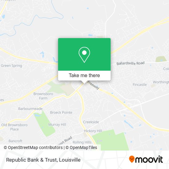 Republic Bank & Trust map