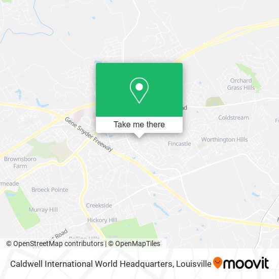 Caldwell International World Headquarters map