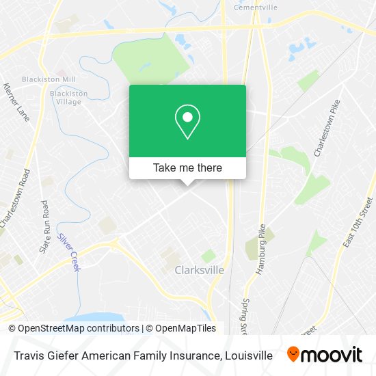 Travis Giefer American Family Insurance map