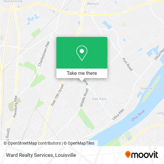 Ward Realty Services map