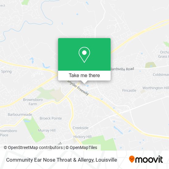 Mapa de Community Ear Nose Throat & Allergy