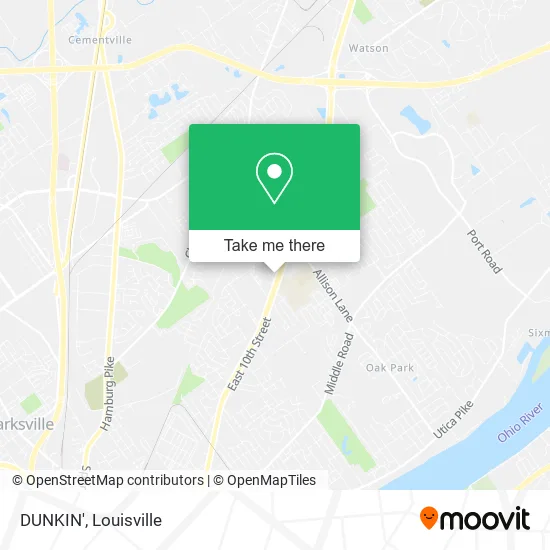 DUNKIN' map