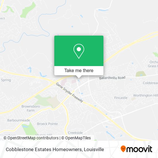 Cobblestone Estates Homeowners map