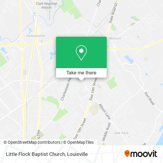 Mapa de Little Flock Baptist Church