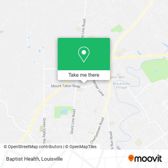 Baptist Health map