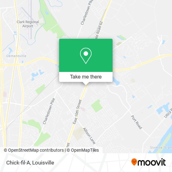 Chick-fil-A map