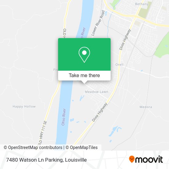 7480 Watson Ln Parking map