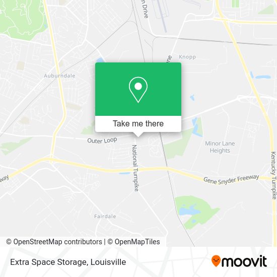 Mapa de Extra Space Storage