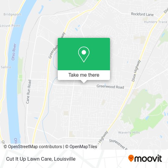 Cut It Up Lawn Care map