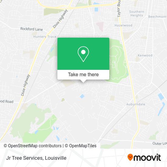 Jr Tree Services map
