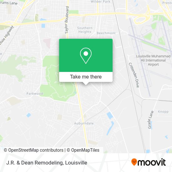 J.R. & Dean Remodeling map