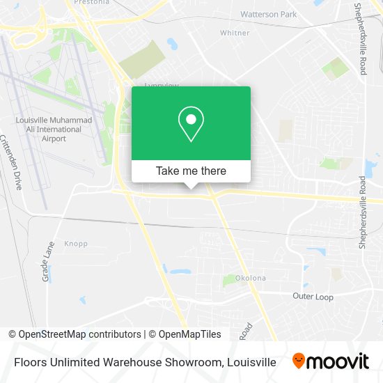 Mapa de Floors Unlimited Warehouse Showroom
