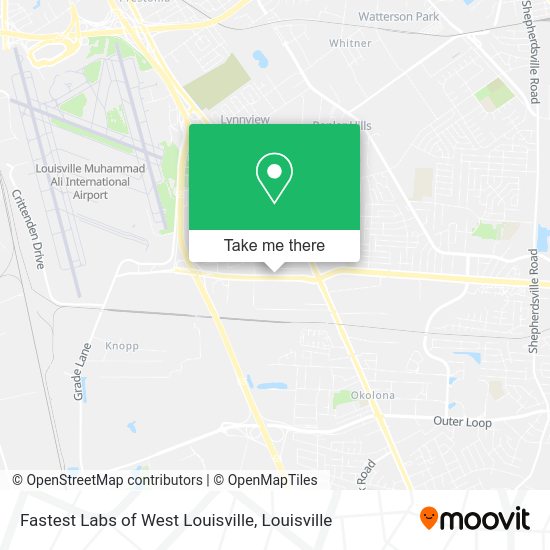 Fastest Labs of West Louisville map