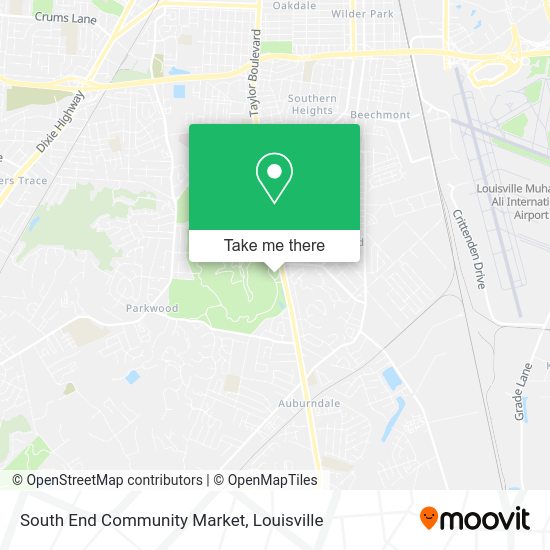 South End Community Market map