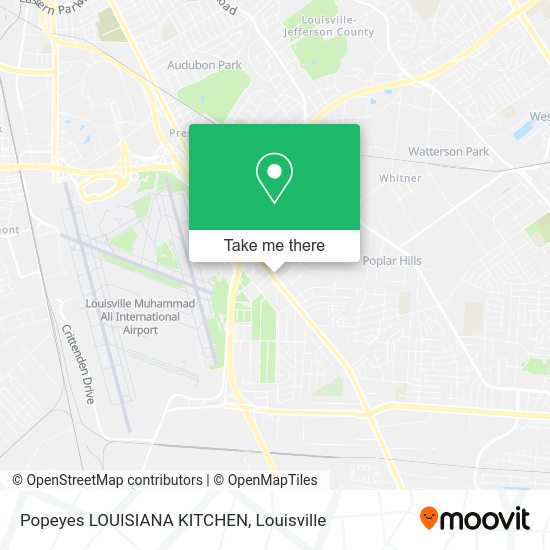 Popeyes LOUISIANA KITCHEN map