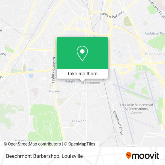 Beechmont Barbershop map