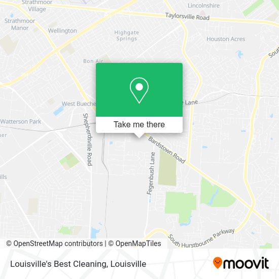 Mapa de Louisville's Best Cleaning