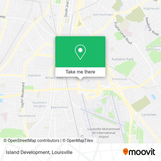 Island Development map