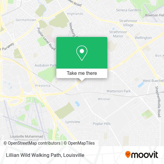 Lillian Wild Walking Path map
