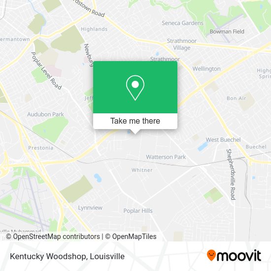 Mapa de Kentucky Woodshop
