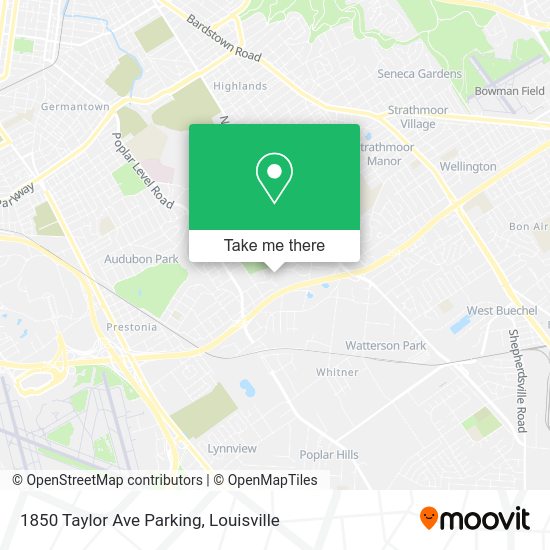 Mapa de 1850 Taylor Ave Parking