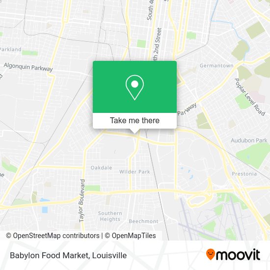 Mapa de Babylon Food Market