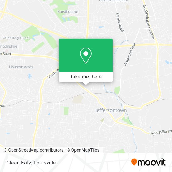 Mapa de Clean Eatz