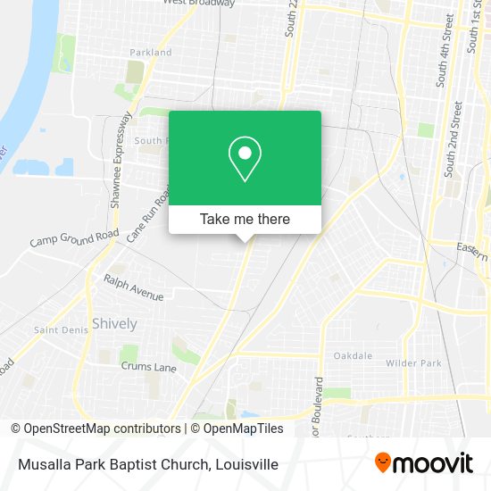Mapa de Musalla Park Baptist Church