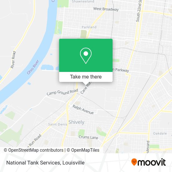 National Tank Services map