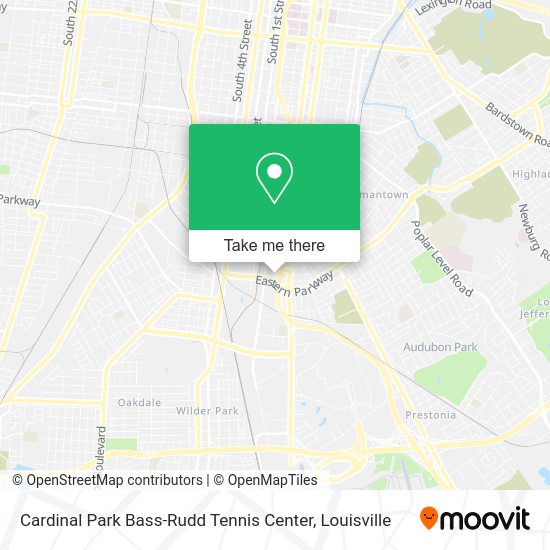 Mapa de Cardinal Park Bass-Rudd Tennis Center