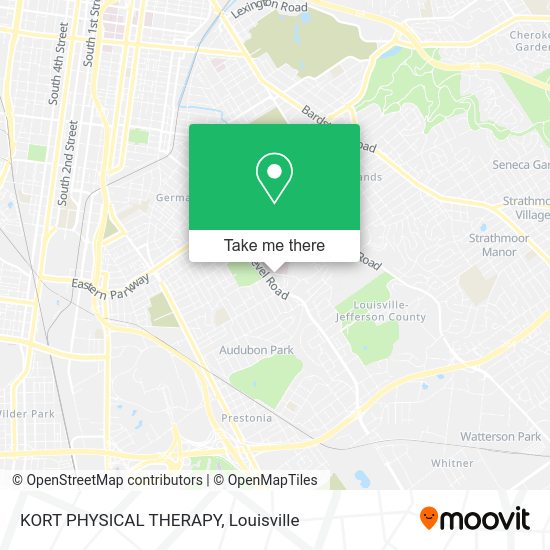 Mapa de KORT PHYSICAL THERAPY