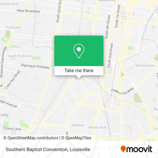 Southern Baptist Convention map